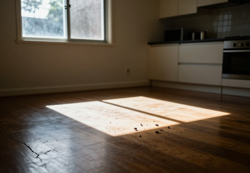 Termite damage in a Ryde home before treatment